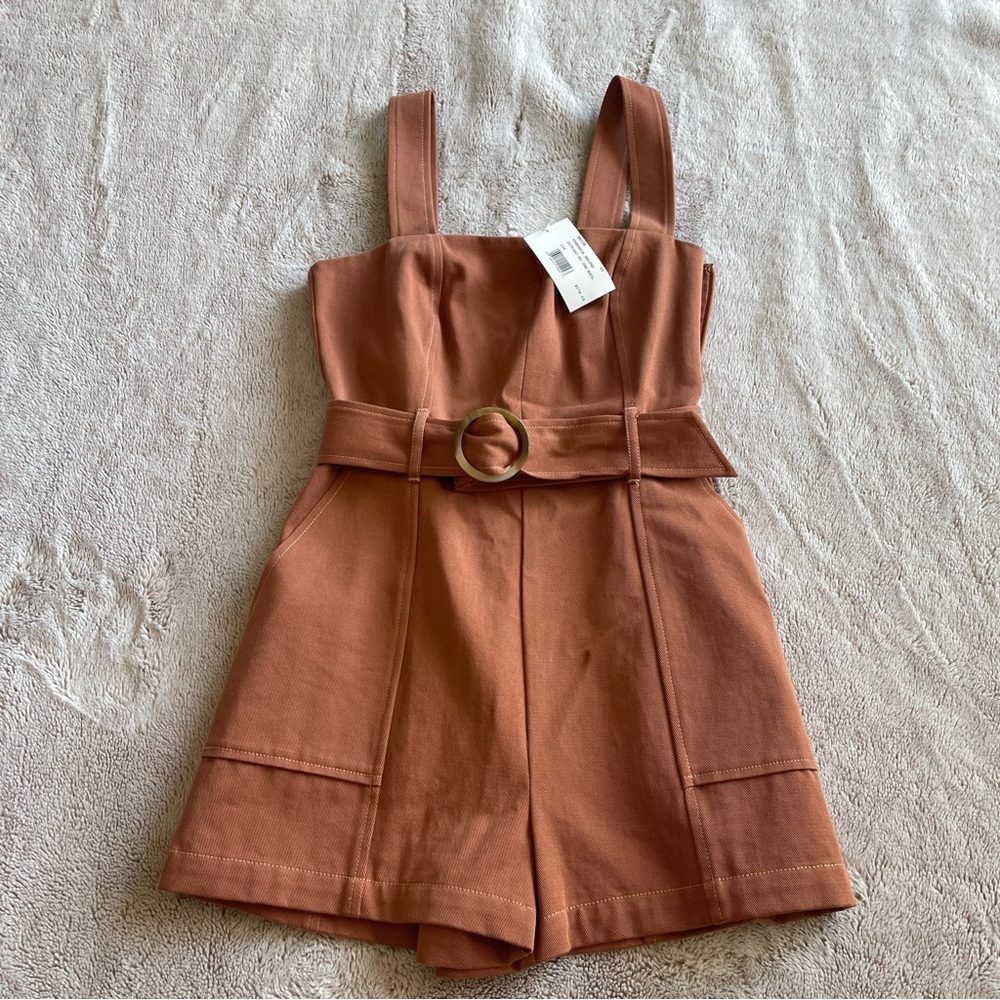 Intermix orange romper!
